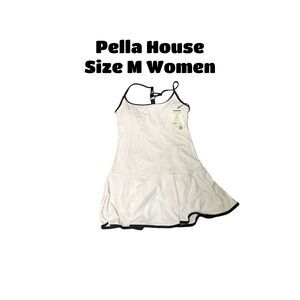 Love & Sports Women’s Game on Tennis Dress Arctic White Size M